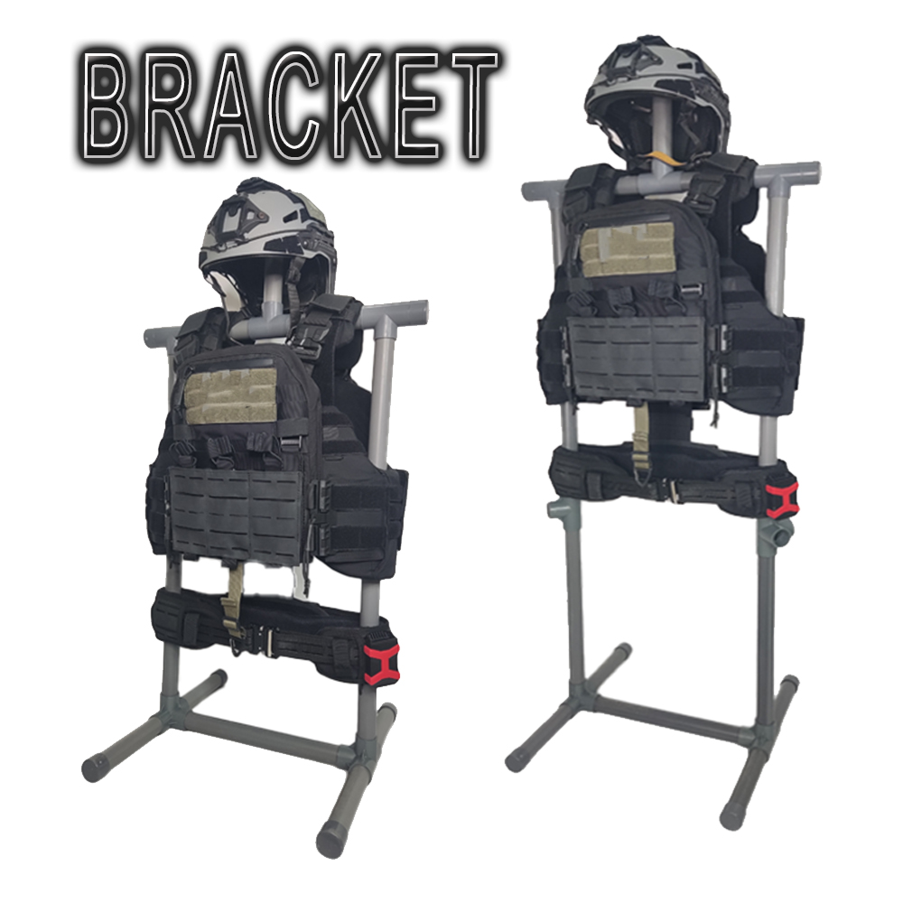 Motorcycle Gear Rack - Stand Display Kombinasi Sabuk Rompi Helm