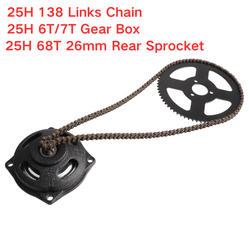 Motorcycle Gear Garage Storage - Rantai 25H 138 Link dengan Gear