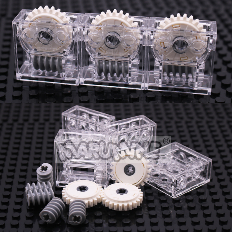 Motorcycle Gear Garage Storage - Marumine kotak roda gigi MOC, suku