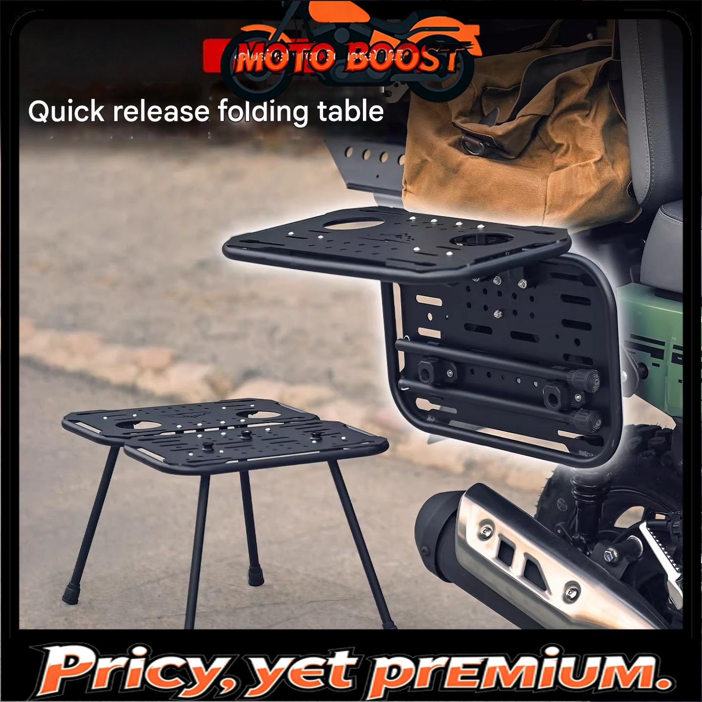 Rak Bagasi Belakang Lepas Pasa - Motorcycle Gear Rack ulasan dan harga