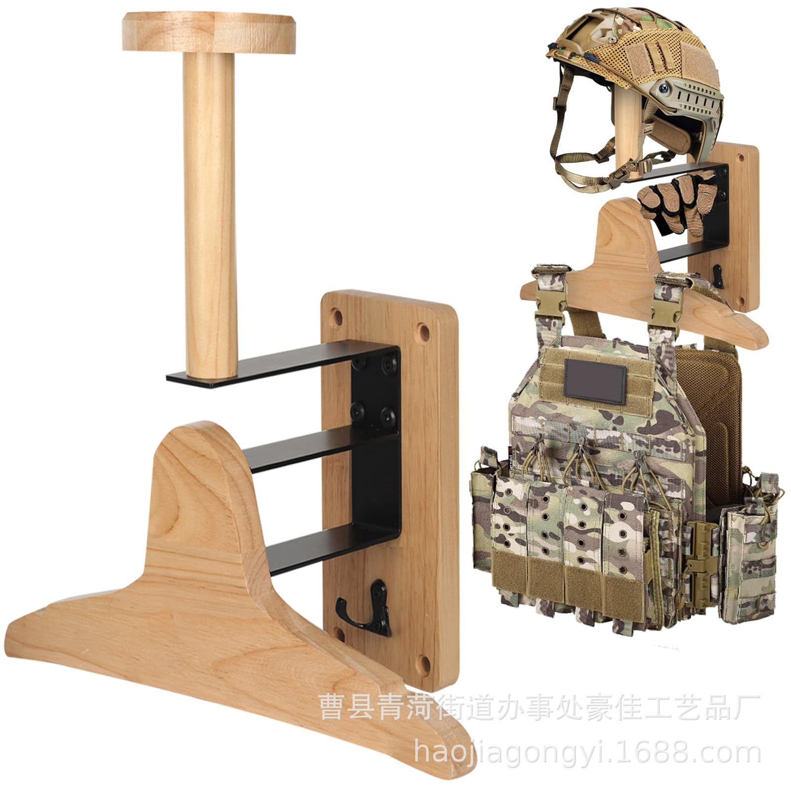 Rak Penyimpanan Taktis Kayu un - Motorcycle Gear Wall Mount ulasan dan harga